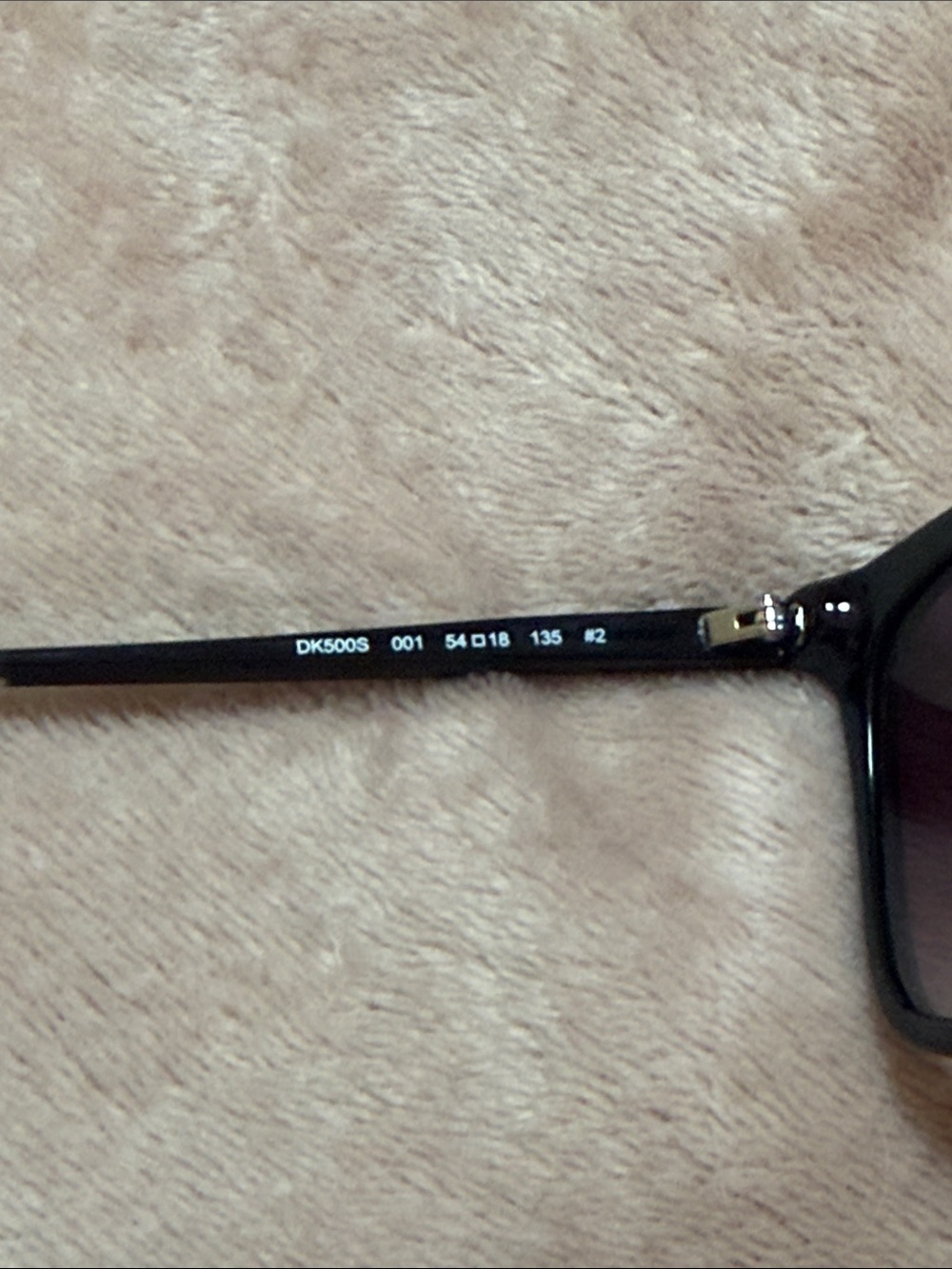 Dkny Black Sunglasses with Purple-Tinted Lenses - Picture 3 of 4